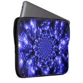Blue Sparkling Lights Laptopschutzhülle (Vorne Rechts)