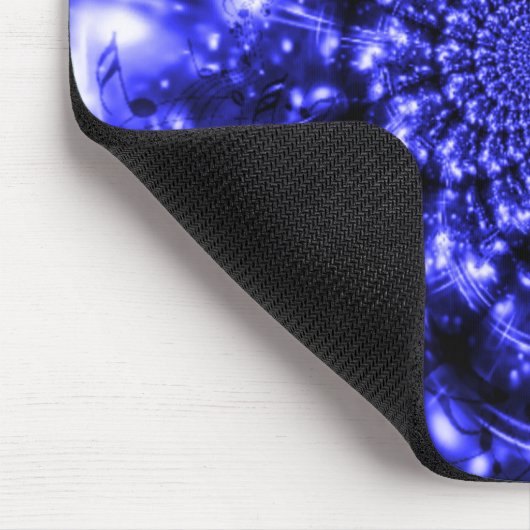 Blue Sparkling Lights Mousepad (Ecke)