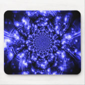 Blue Sparkling Lights Mousepad (Vorne)