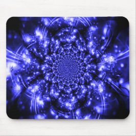 Blue Sparkling Lights Mousepad