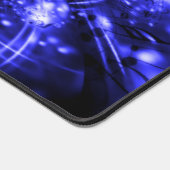 Blue Sparkling Lights Schreibtischunterlage (Ecke)