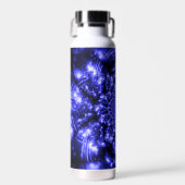 Blue Sparkling Lights Trinkflasche (Vorne)