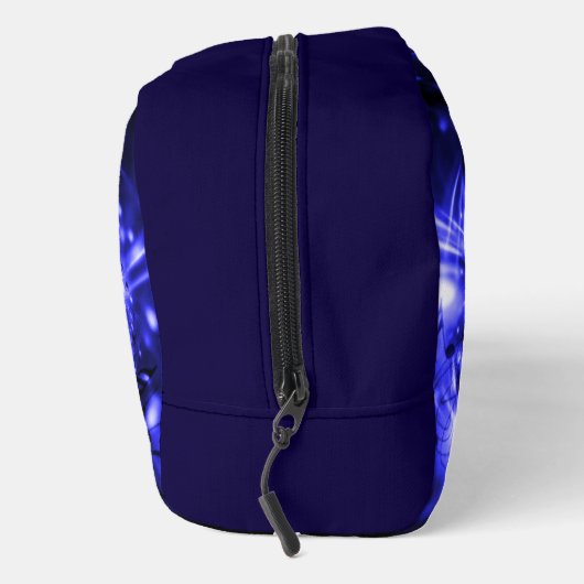 Blue Sparkling Lights Waschbeutel (Rechts)