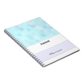 Blue Spatter Personal Journal Notizblock (Rechte Seite)