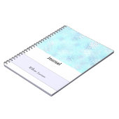 Blue Spatter Personal Journal Notizblock (Linke Seite)
