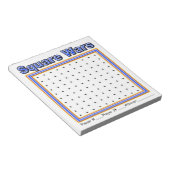 Blue Speck Dot Game Notepad Notizblock (angewinkelt)