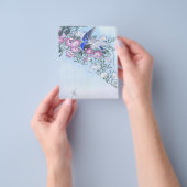 Blue Spider Bird Blume Print | Spider Lovers Flyer (Gruppe)