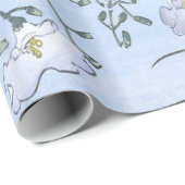Blue Spider Bird Blume Print | Spider Lovers Geschenkpapier (Rolleneckpunkt)