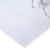 Blue Spider Bird Blume Print | Spider Lovers Tischdecke (Schrägansicht)