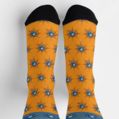 Blue Spider und Web Crew Socks Socken (Oben)