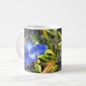 Blue Spiderwort Blume Tasse (Vorderseite Links)