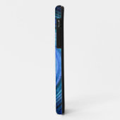 Blue Spiral Abstrakt Art 2 Case-Mate iPhone Hülle (Hinten/Links)