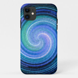 Blue Spiral Abstrakt Art 2 Case-Mate iPhone Hülle