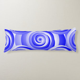 Blue Spiral Illusion von Kenneth Yoncich Seitenschläferkissen