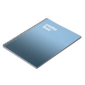 Blue Spiral Notebook - "Creative Flows" Journal Notizblock (Linke Seite)
