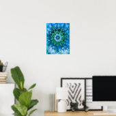 Blue Splash Poster (Heimbüro)