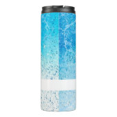 Blue Splash Thermosbecher (Rückseite)