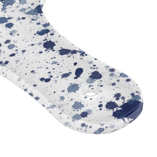 Blue Splashes & Splatters Splash Pattern Schneidebrett (Ecke)
