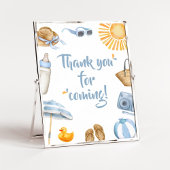 Blue Splish Splash Vielen Dank für Ihr Kommen Poster