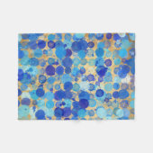 BLUE SPLOTCHES FLEECEDECKE (Vorderseite (Horizontal))
