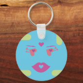 Blue Sponap Key Chain, Dilli.ai Schlüsselanhänger (Vorderseite)