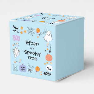 Blue Spooky One Niedlich Ghost Halloween 1. Geburt Geschenkschachtel