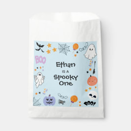 Blue Spooky One Niedlich Ghost Halloween 1. Geburt Geschenktütchen