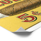 Blue Spot Cigar Poster (Ecke)