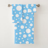 Blue Spots Badetuch Set (Insitu)