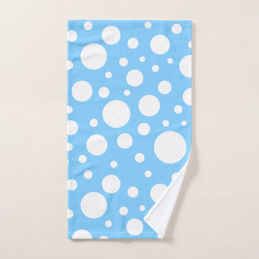 Blue Spots Badetuch Set (Handtuch)