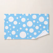 Blue Spots Badetuch Set (Handtuch)