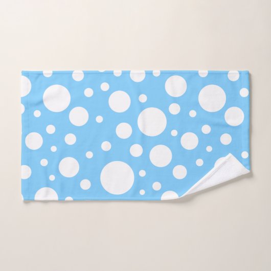 Blue Spots Badetuch Set (Handtuch)