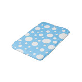 Blue Spots Bath Mat Badematte (Schrägansicht)