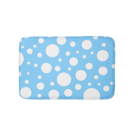 Blue Spots Bath Mat Badematte