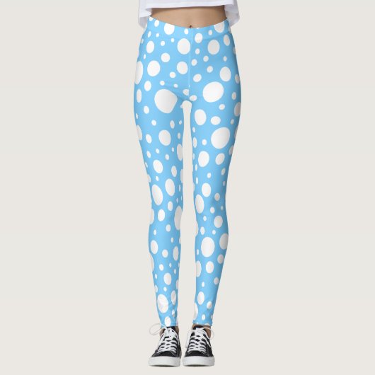 Blue Spots Leggings (Vorderseite)