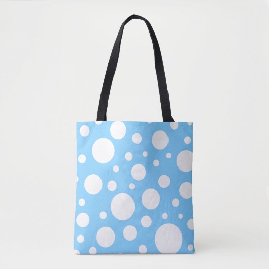 Blue Spots Tote Bag Tasche (Vorderseite)