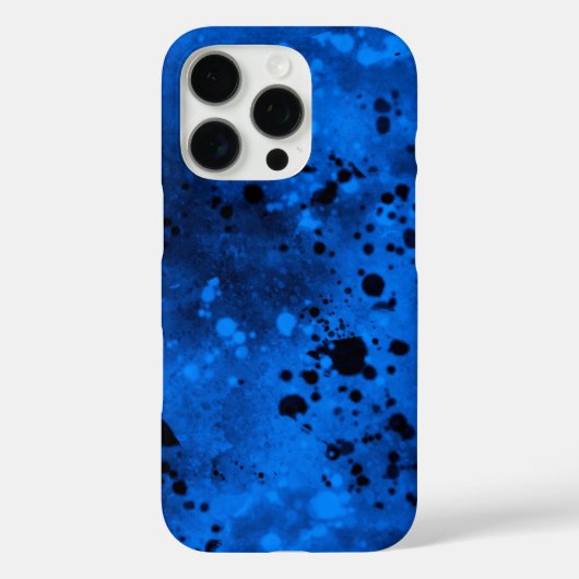Blue Spray Paint Effect iPhone 16 Fall Case-Mate iPhone Hülle (Rückseite)