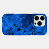Blue Spray Paint Effect iPhone 16 Fall Case-Mate iPhone Hülle (Rückseite (Horizontal))