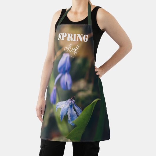 Blue Spring Blume Schürze (InSitu)