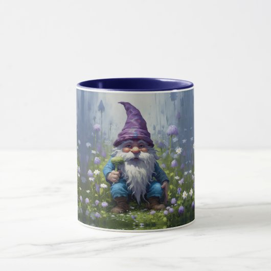 Blue Spring Garden Gnome Tasse (Zentrum)