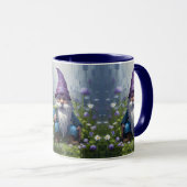 Blue Spring Garden Gnome Tasse (VorderseiteRechts)