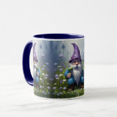 Blue Spring Garden Gnome Tasse (Vorderseite Links)