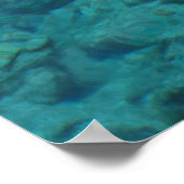 Blue Spring Print Poster (Ecke)