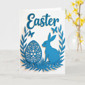 Blue Spring Renewal Card Karte (Gelbe Blume)