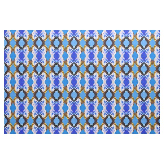 Blue Spring Stoff (Yard (91,4 cm))