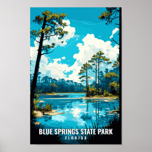 Blue Springs Staat Park Parco Civico-Ciani Poster