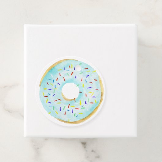 Blue Sprinkle Donut Baby Sprinkle Vielen Dank Geschenkanhänger (Beispiel)