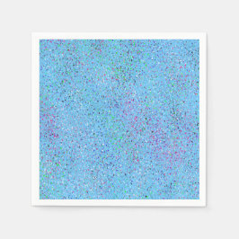 Blue Spritzer Abstrakt Serviette
