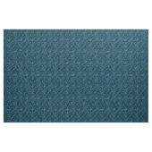 Blue Spritzer - Combed Cotton Fabric Stoff (Yard (91,4 cm))