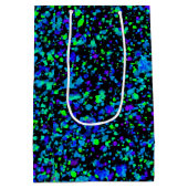 Blue Spritzer - Geschenktasche Mittlere Geschenktüte (Rückseite)